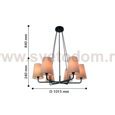 Подвесная люстра Favourite 2364-10P Pfefferling