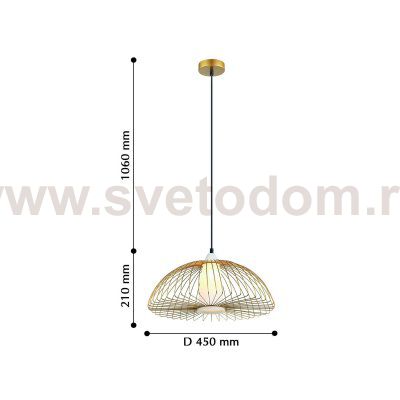Подвесной светильник Favourite 2372-1P Dimidium