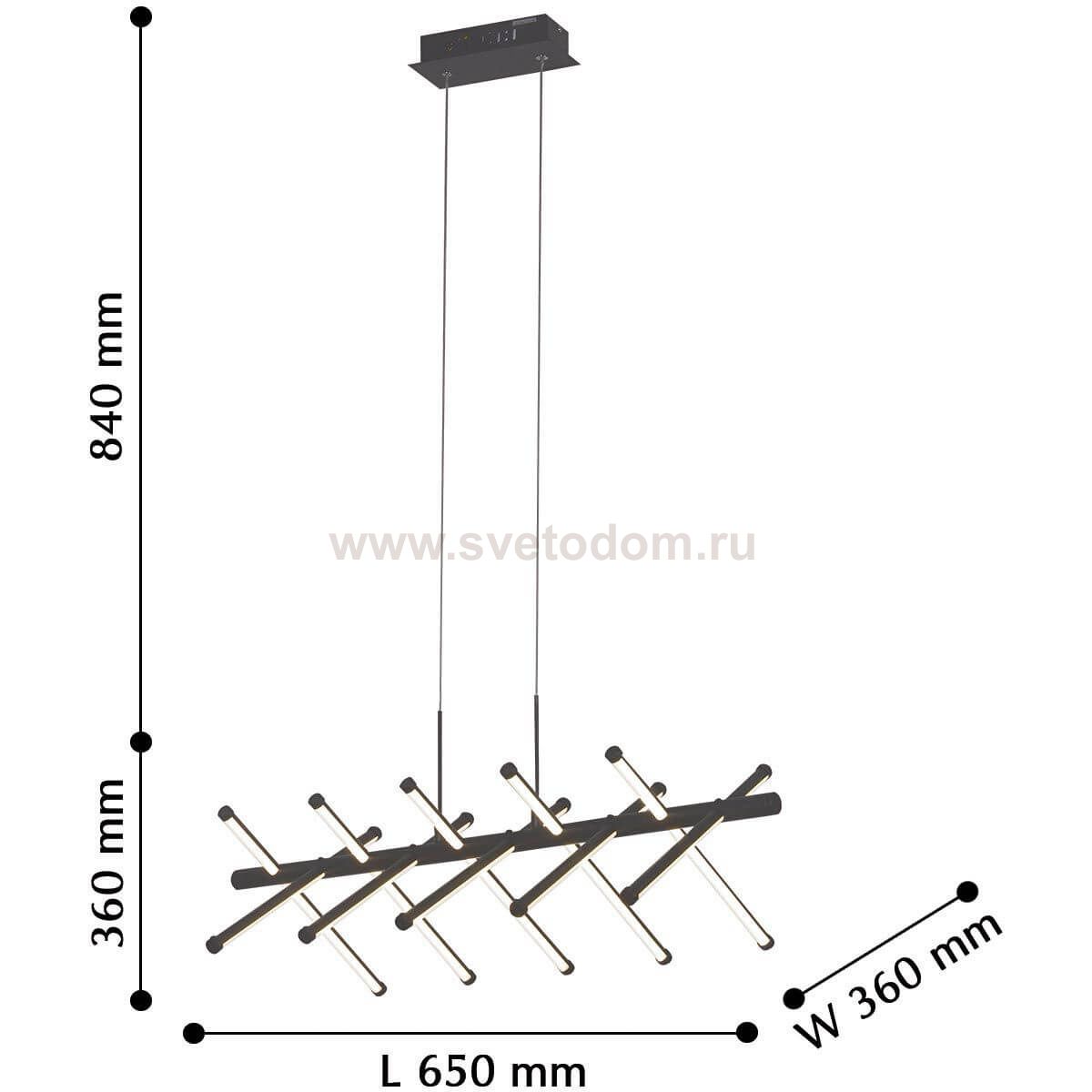 Подвесная люстра Favourite 2382-10P Carcass