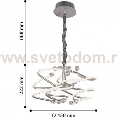 Подвесная люстра Favourite 2385-10P Verwirrt