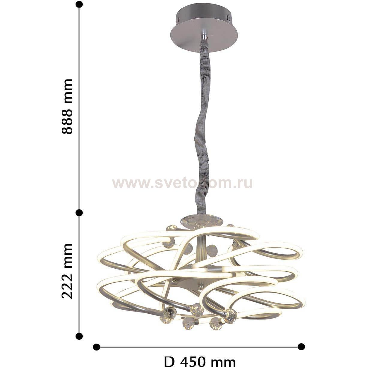 Подвесная люстра Favourite 2386-14P Verwirrt