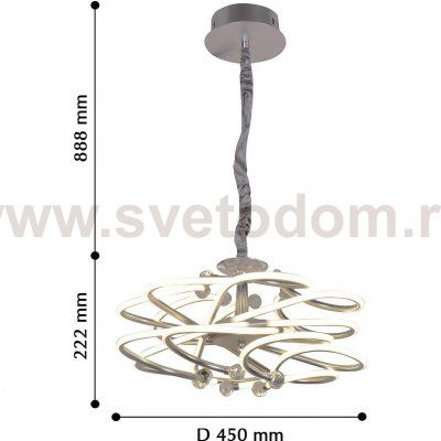 Подвесная люстра Favourite 2386-14P Verwirrt