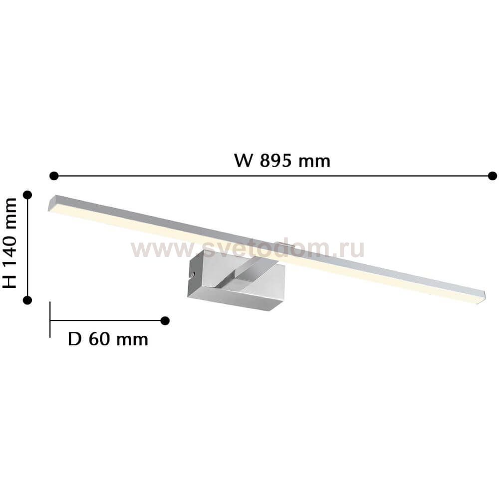 Светильник для подсветки картин 895мм 18Вт Favourite 2433-3W
