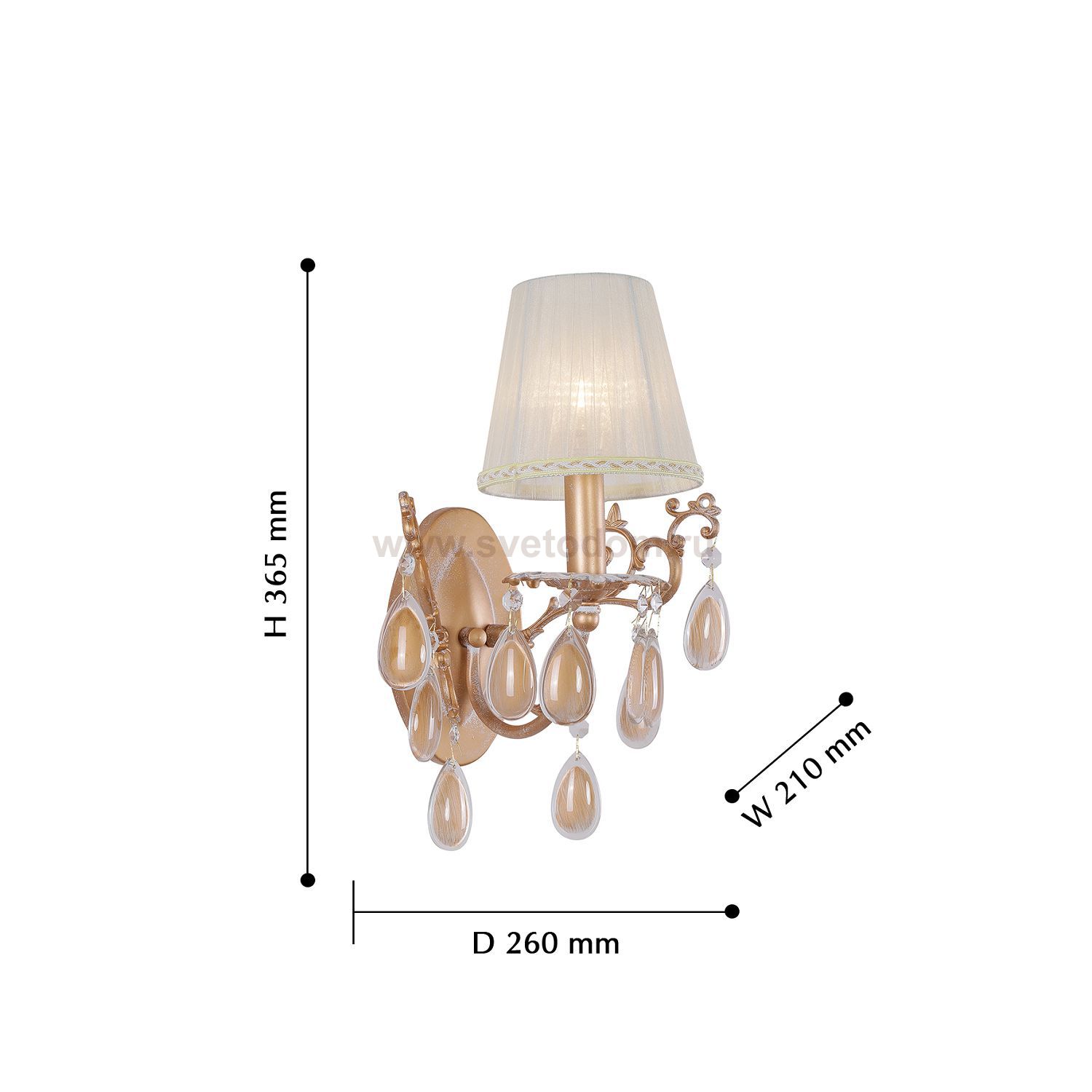 Настенный светильник Favourite 2442-1W Diadema