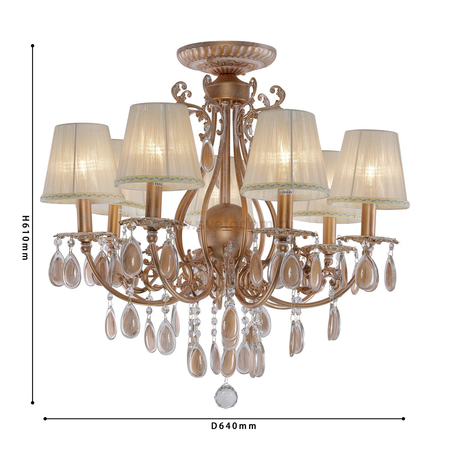 Потолочная люстра Favourite 2442-7U Diadema