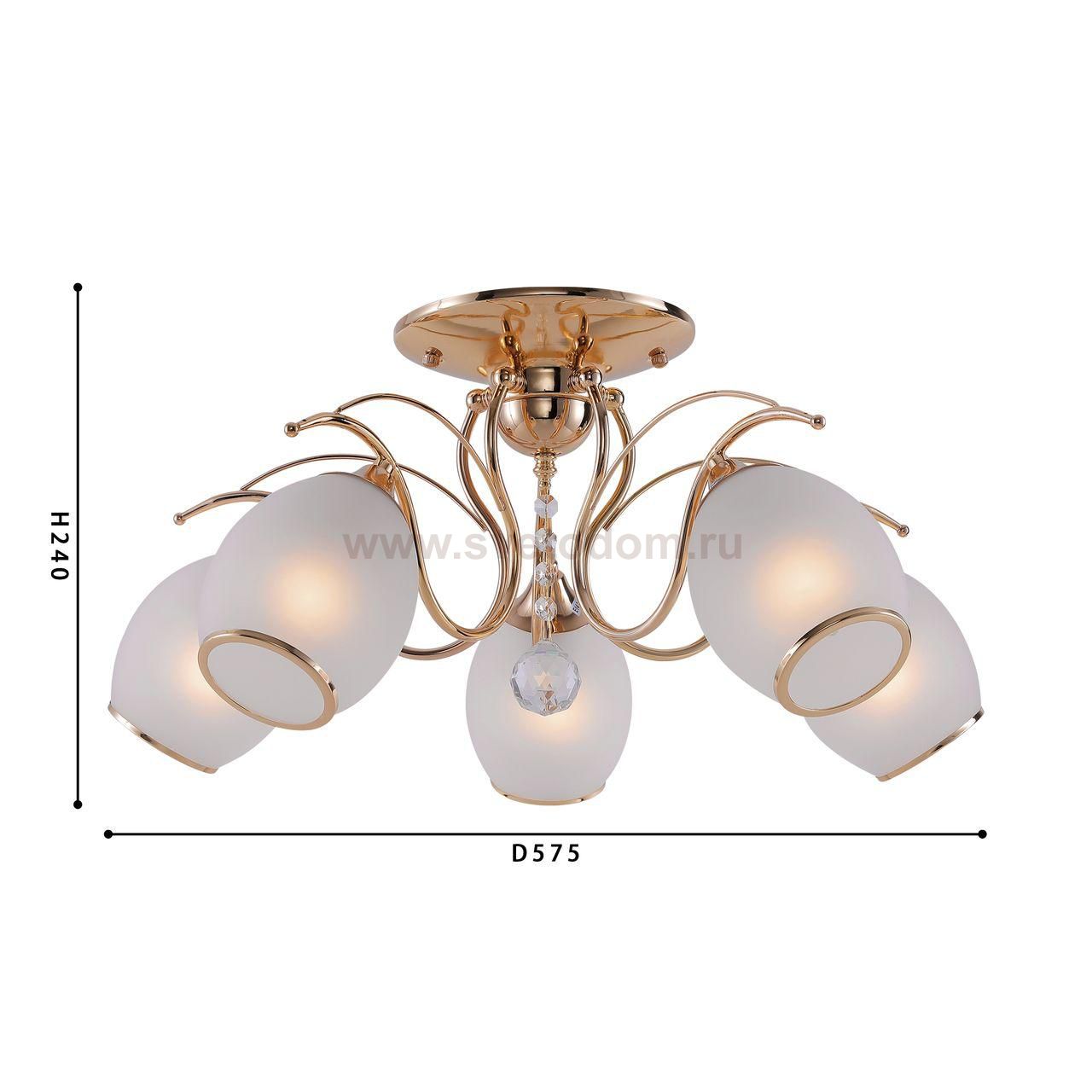 Потолочная люстра Favourite 2445-5U Adora