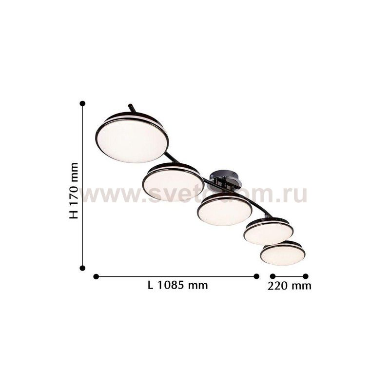 Потолочный светильник Favourite 2478-5U Ledante