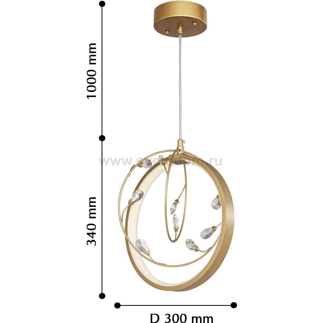 Подвесной светильник Favourite 2516-3P Schleife