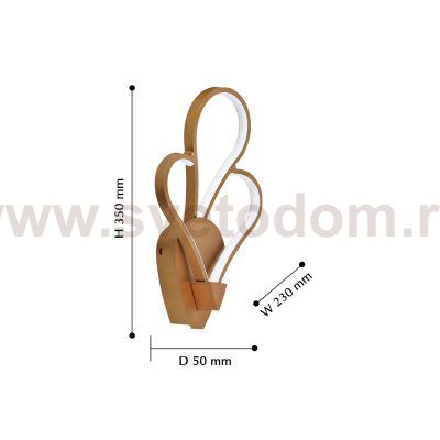 Настенный светильник Favourite 2548-1W Bluten