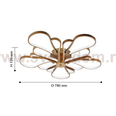 Потолочная люстра Favourite 2548-5U Bluten