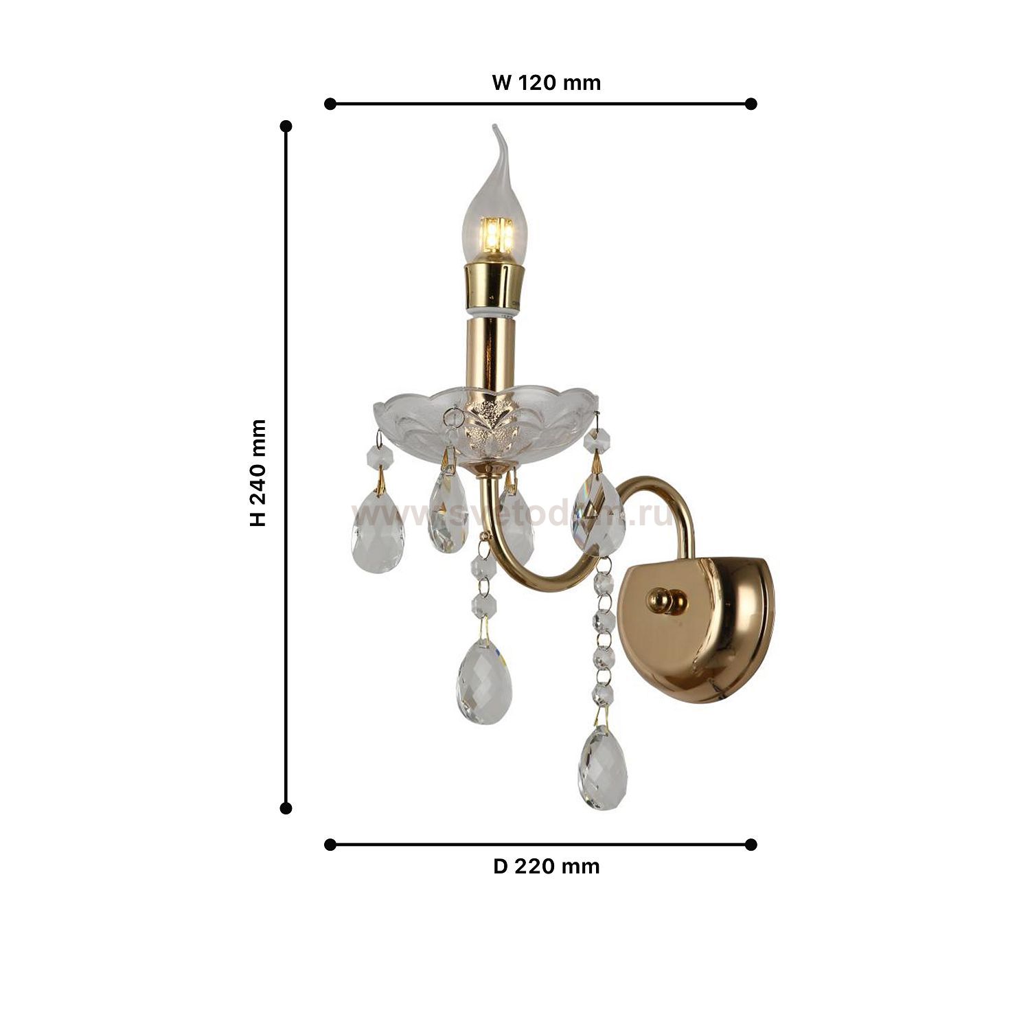 Настенный светильник Favourite 2574-1W Selestine