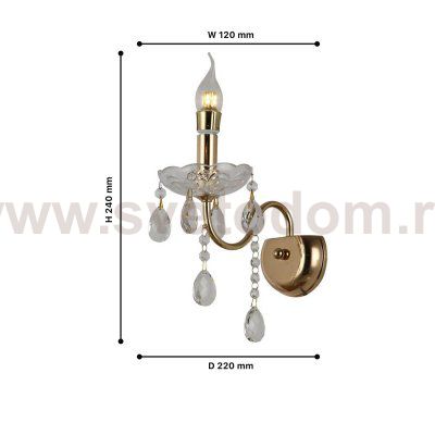 Настенный светильник Favourite 2574-1W Selestine