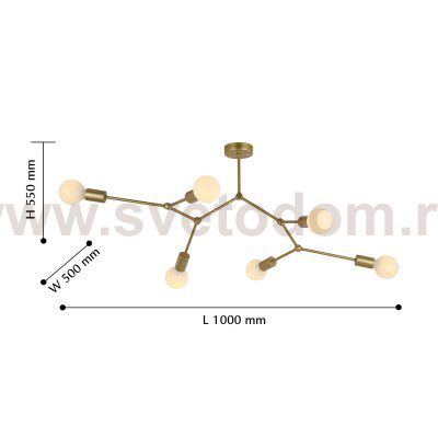 Люстра потолочная Favourite 2579-6P