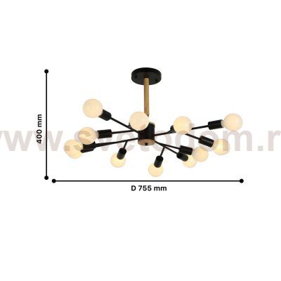 Подвесная люстра Favourite 2585-12P Liber