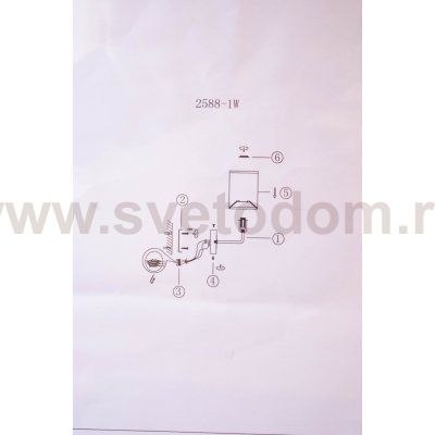 Настенный светильник Favourite 2588-1W Fido