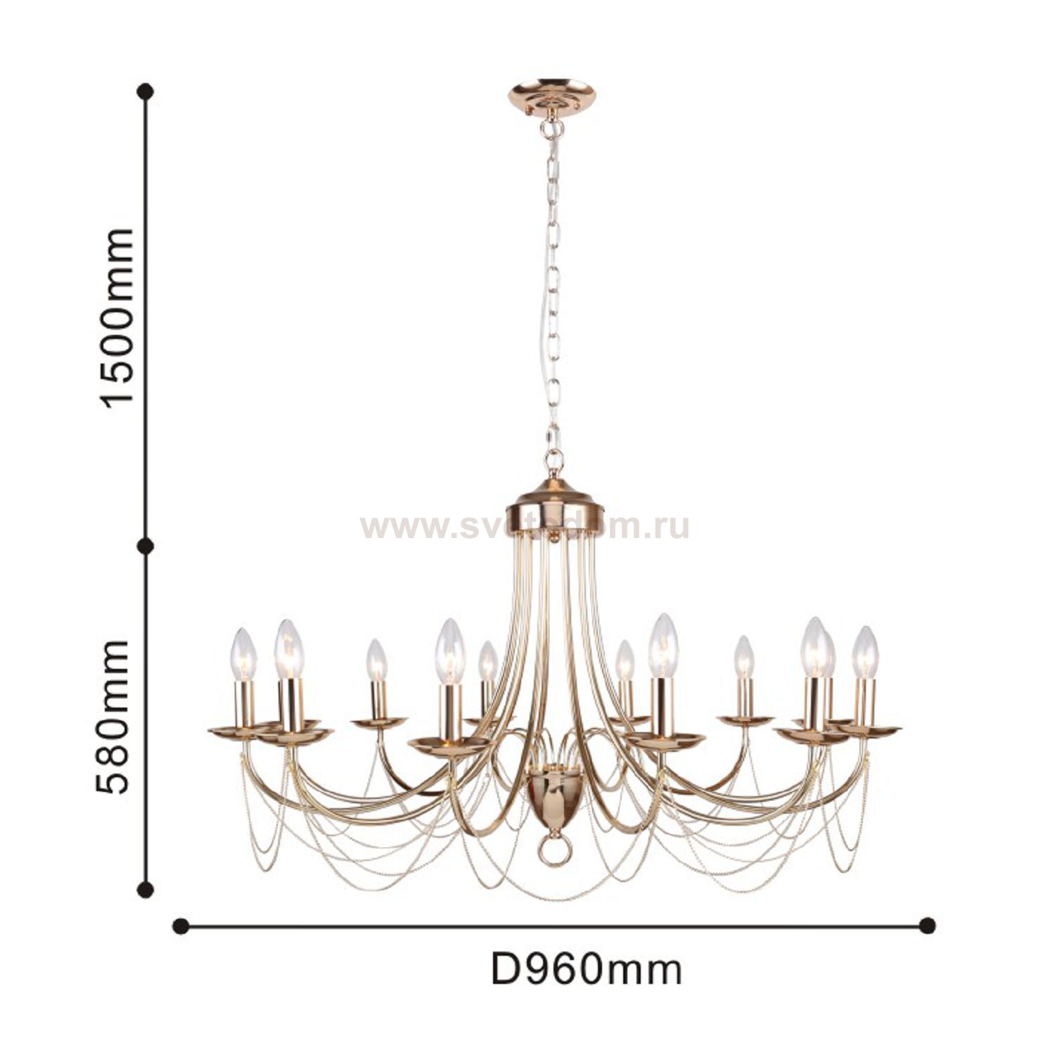 Подвесная люстра Favourite 2591-12P Plini
