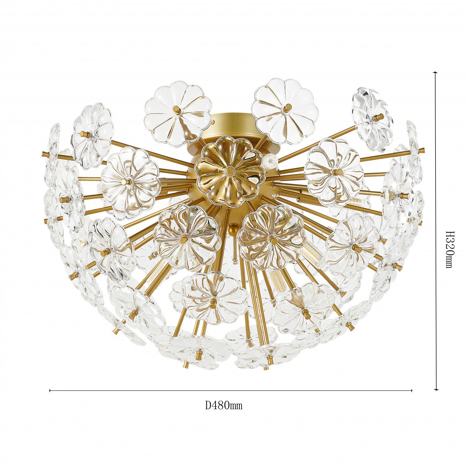 Потолочная люстра Favourite 2620-8U Pienene