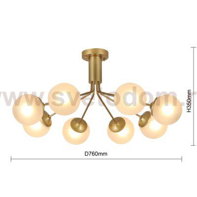 Потолочная люстра Favourite 2631-8U Pax