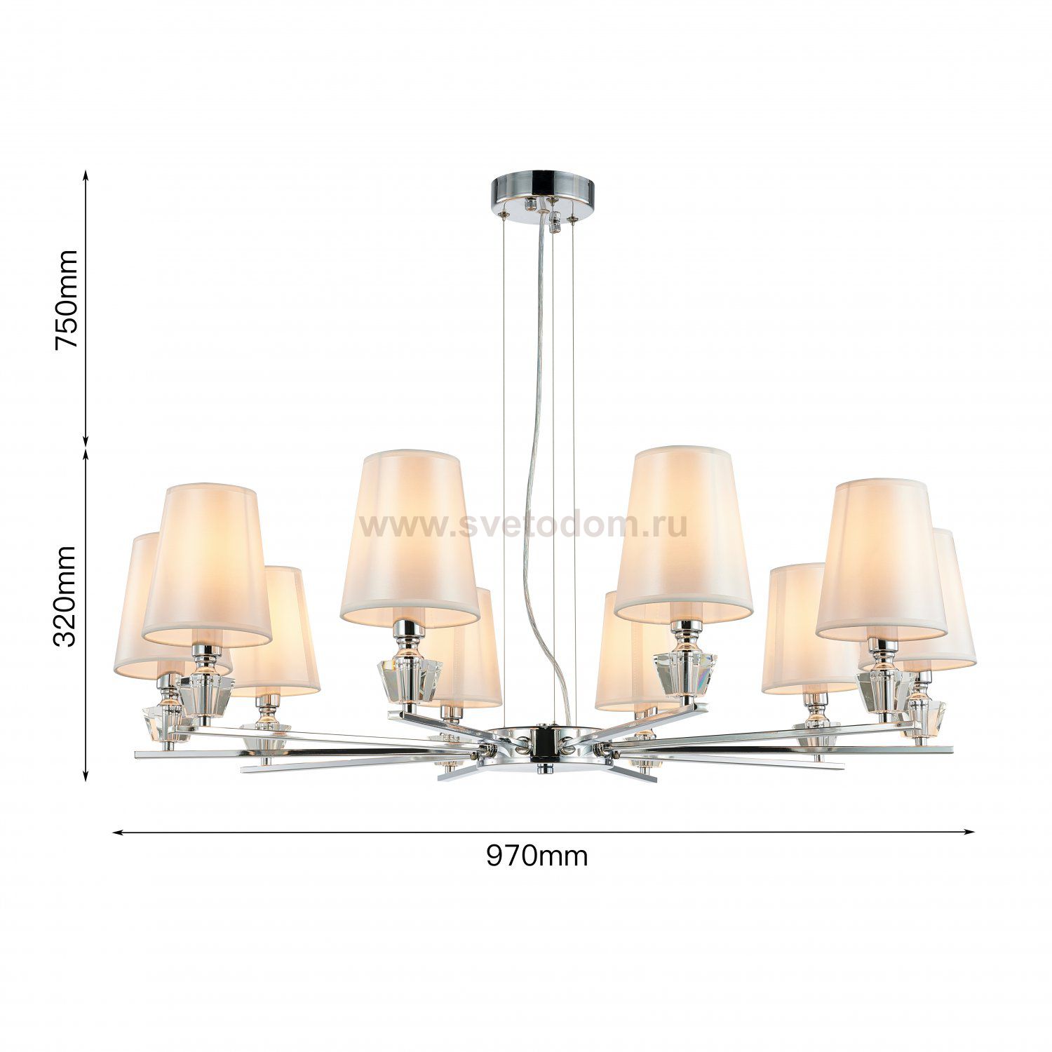 Люстра подвесная Favourite 2677-10P Satis