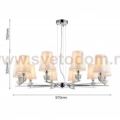 Люстра подвесная Favourite 2677-10P Satis