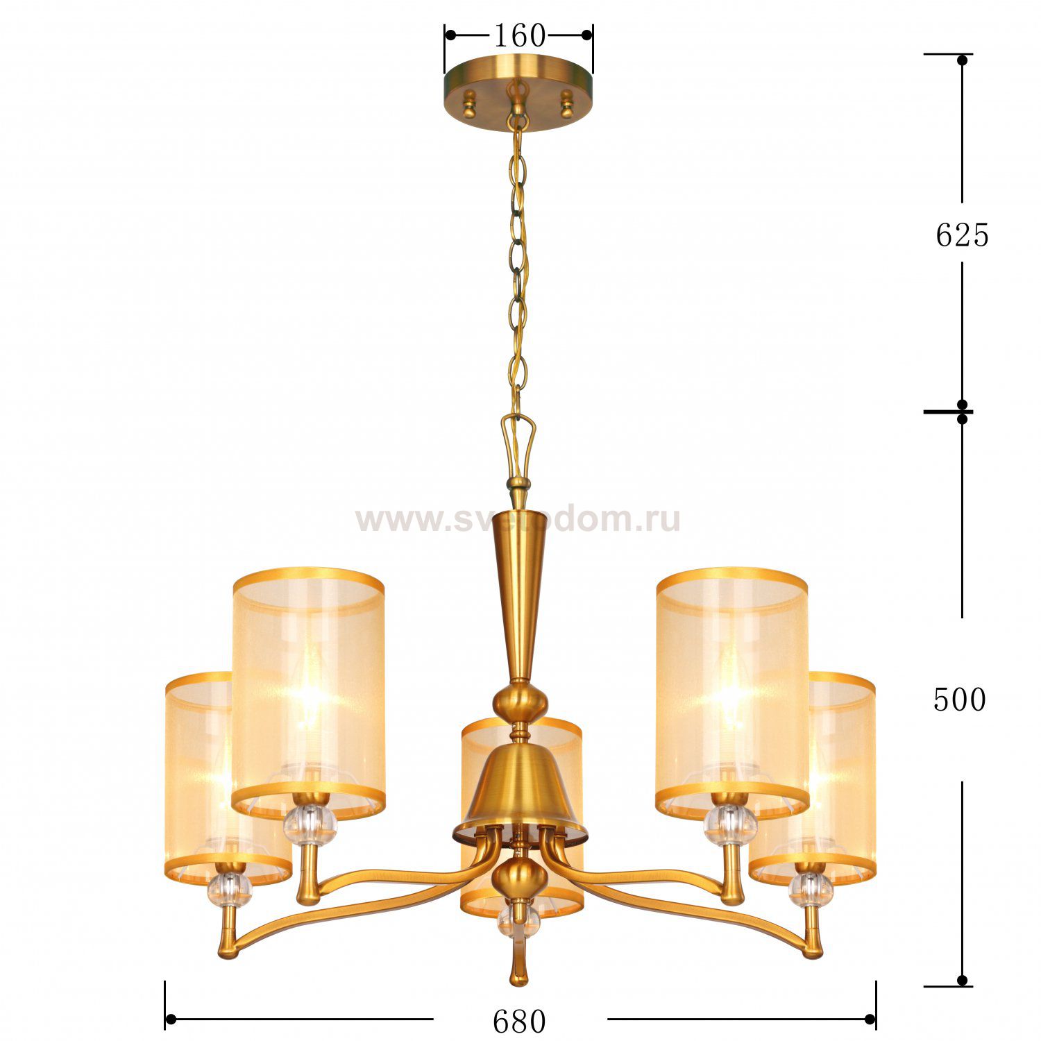 Подвесная люстра Favourite 2697-5P Laguna