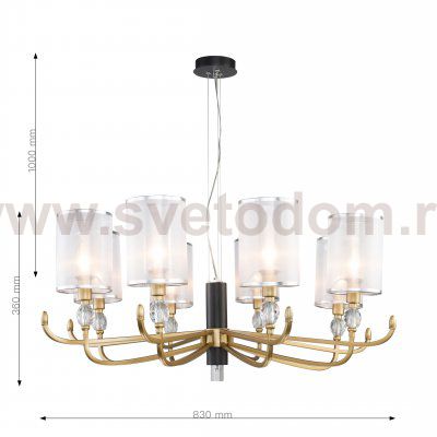 Подвесная люстра Favourite 2701-8P Una