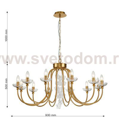 Подвесная люстра Favourite 2871-12P Bellis