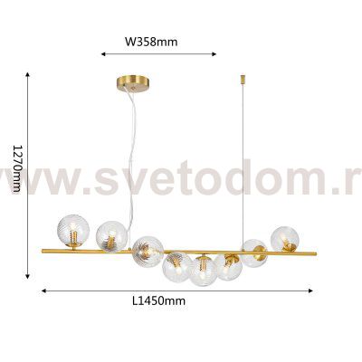 Подвесная люстра Favourite 4056-8P Elica