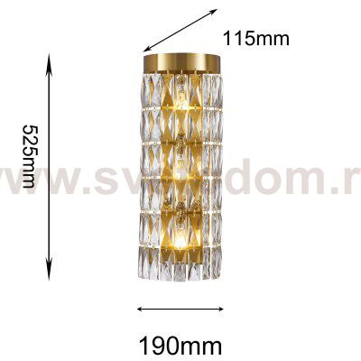 Настенный светильник Favourite 4090-3W Magnitudo