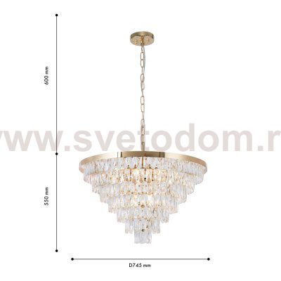 Подвесная люстра Favourite 4091-11P Cake