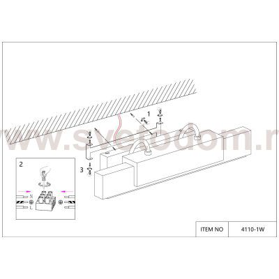 Настенный светильник Favourite 4110-1W Magestic
