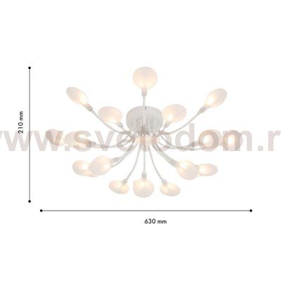 Потолочная люстра Favourite 4198-20C Skein