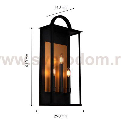 уличный настенный светильник Favourite 4299-3W Lume