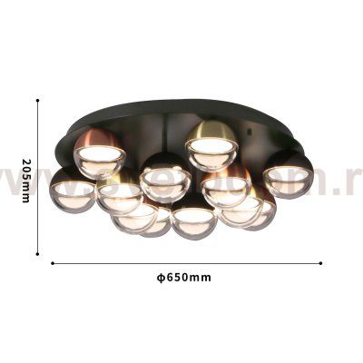 потолочная люстра Favourite 4371-12C Luna