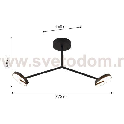 Потолочная люстра Favourite 4401-2C Paritet
