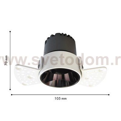 Врезной светильник под штукатурку Favourite 4417-1C Mortise