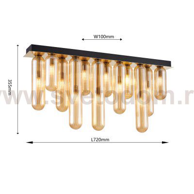 Потолочный светильник Favourite 4455-12P Stalactit
