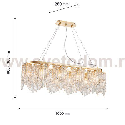 подвесная люстра Favourite 4724-10P Diadem