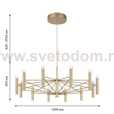 подвесная люстра Favourite 4759-12P Blick