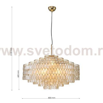 подвесная люстра Favourite 4763-10P Mollitia