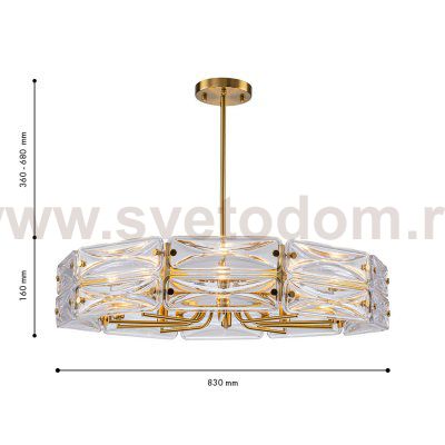 подвесная люстра Favourite 4764-10P Glacies