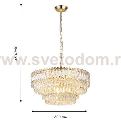 подвесная люстра Favourite 4781-12P Adamas