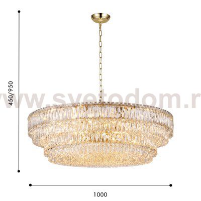 подвесная люстра Favourite 4781-24P Adamas