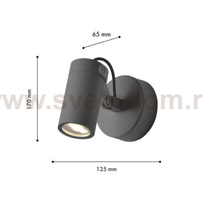 уличный настенный светильник Favourite 4807-1W Slit
