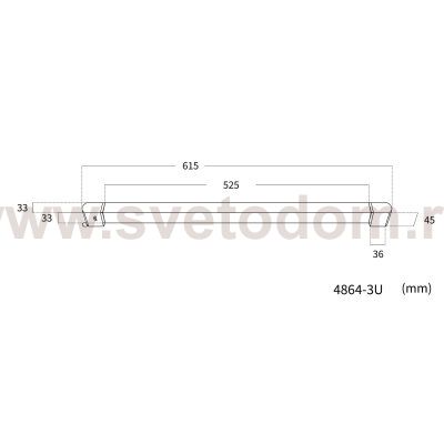 светильник для трековой системы Practica Favourite 4864-3U Practica