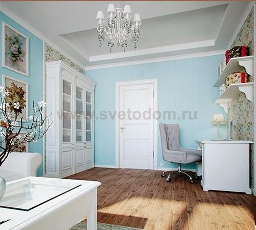 Люстра потолочная на 12 ламп Favourite 1042-12U Blanca