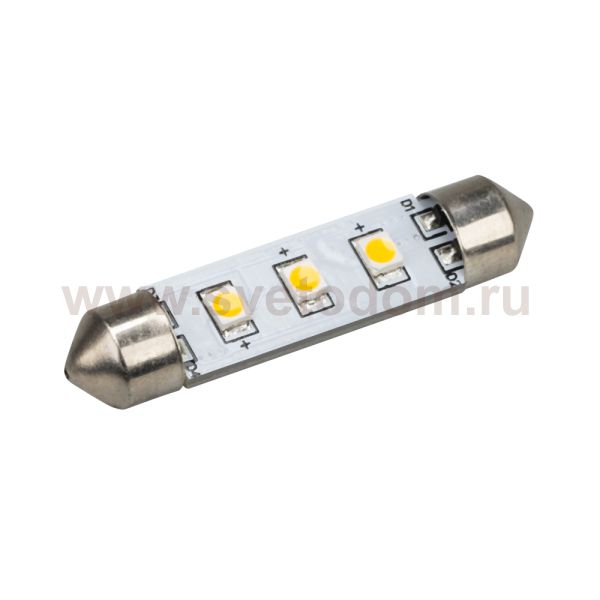 Автолампа ARL-F42-3E White (10-30V, 3 LED 2835)