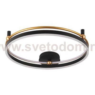 Светильник Crystal lux FERNANDO PL72W LED BLACK/GOLD