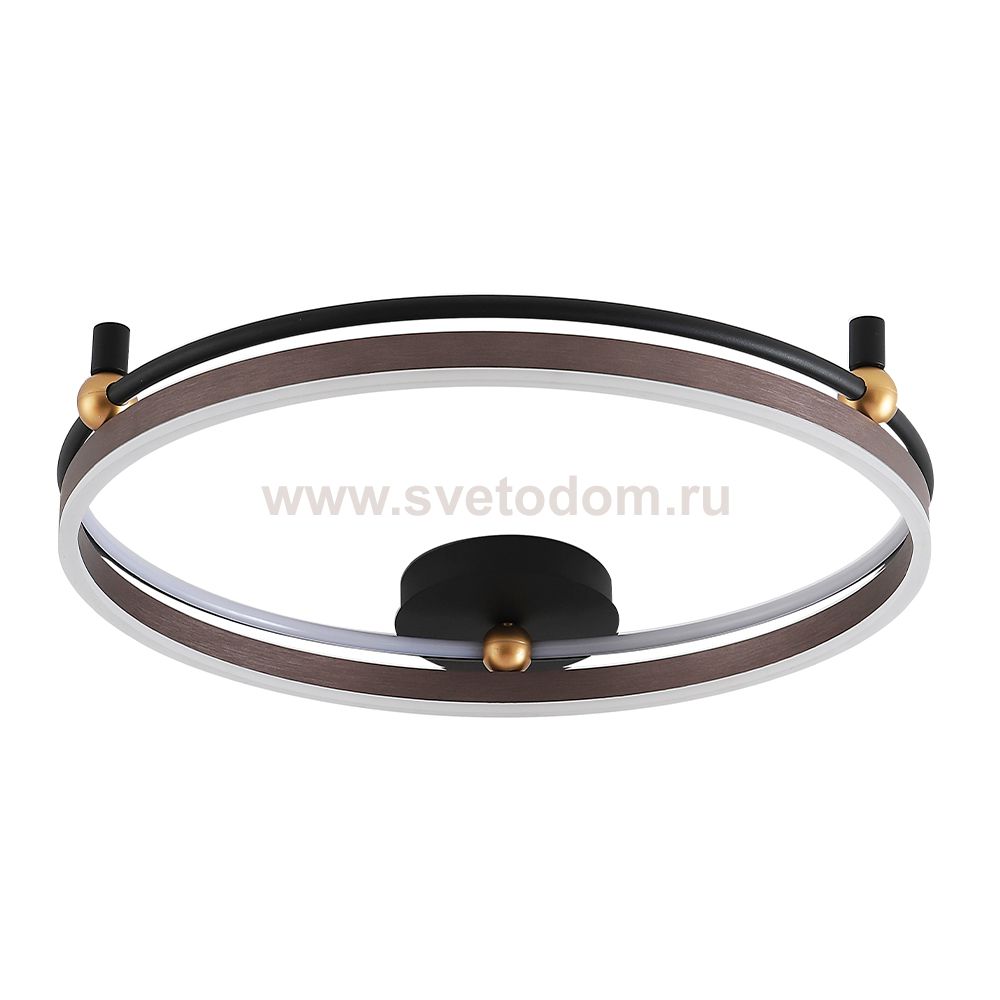 Светильник Crystal lux FERNANDO PL72W LED COFFEE/BLACK