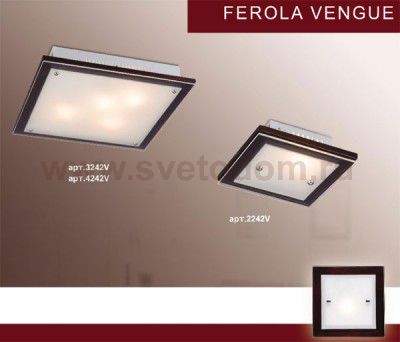 Светильник Сонекс 3242V Ferola Vengue венге/хром